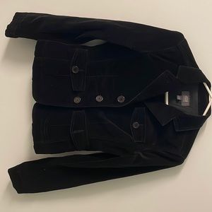 Jacob Connexion black velvet jacket